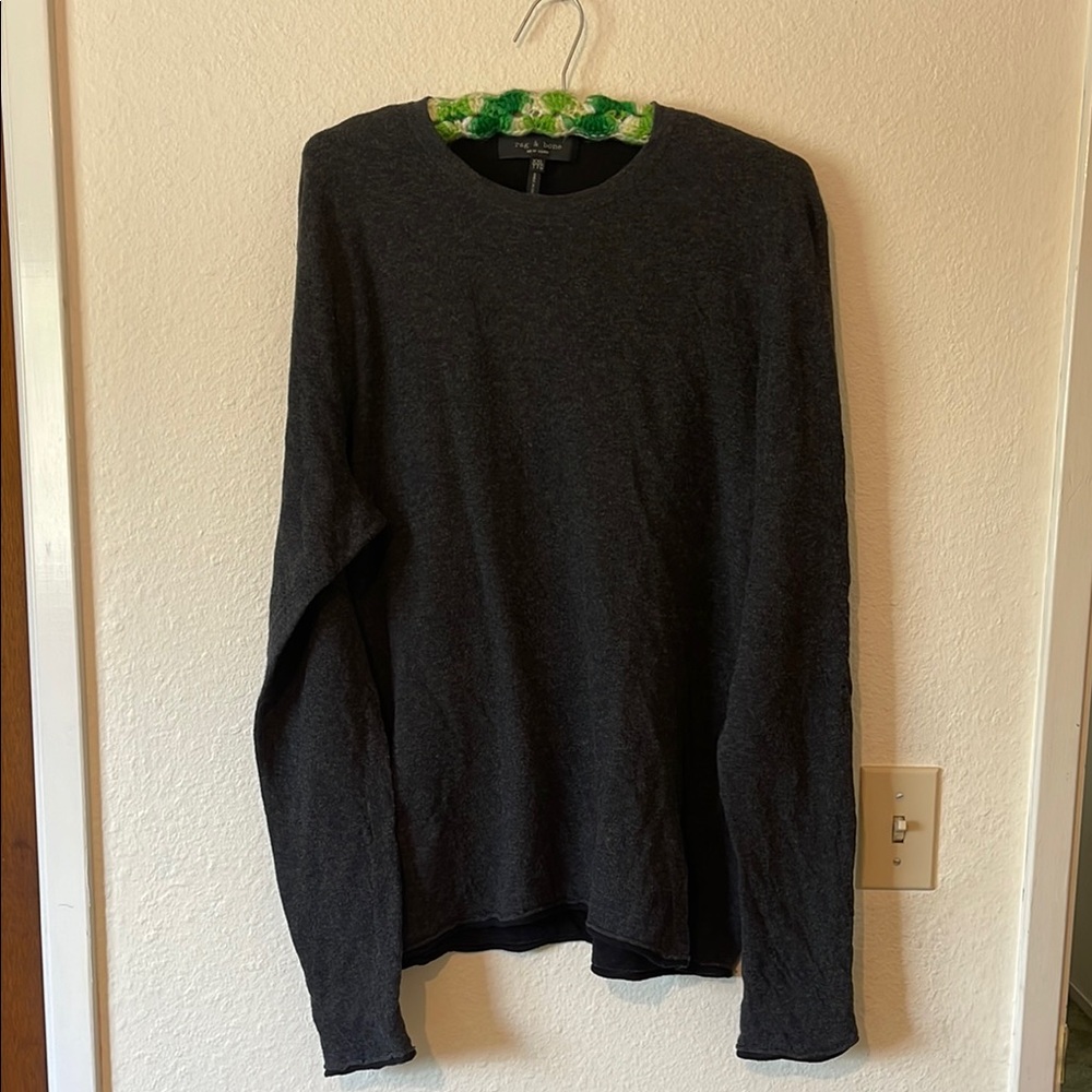 Rag & Bone Wool Black Sweater XXL